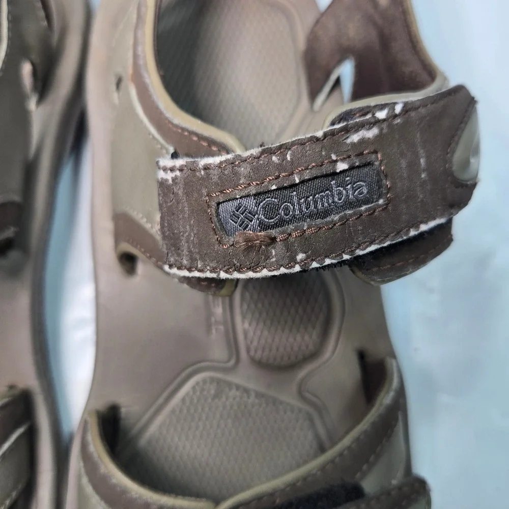 Columbia Techlite Mens Hiking Beach Sandals Gray Size 10 Outdoor